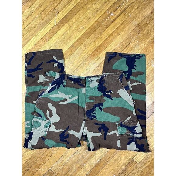 Propper 100% Cotton Mens Camo Cargo Straight Leg Pants Size M - Picture 1 of 8